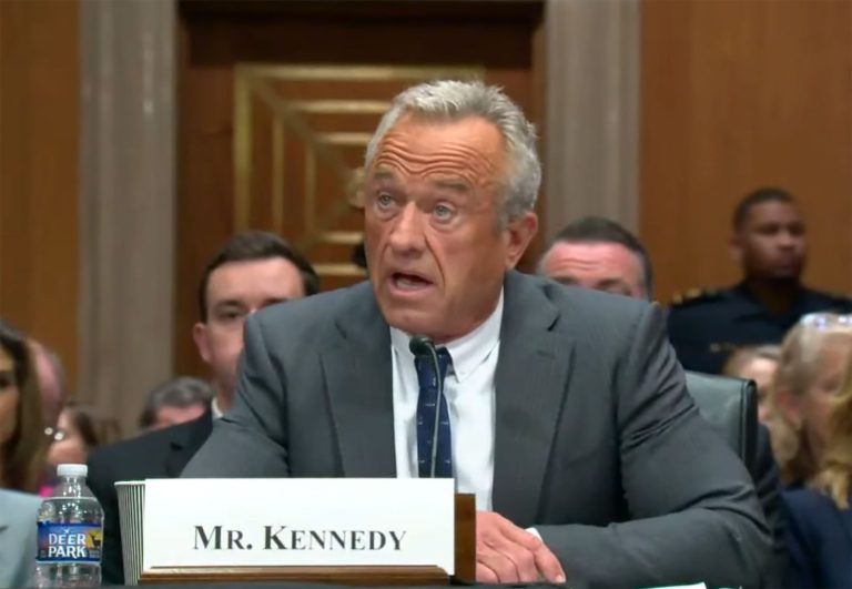 Kennedy stares down a second day of Senate testimony