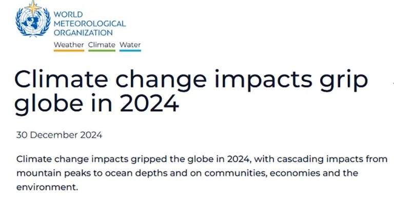 Wrong, World Meteorological Organization, There Is No Evidence “Climate Change Impacts Grip[ed] Globe in 2024” – Watts Up With That?